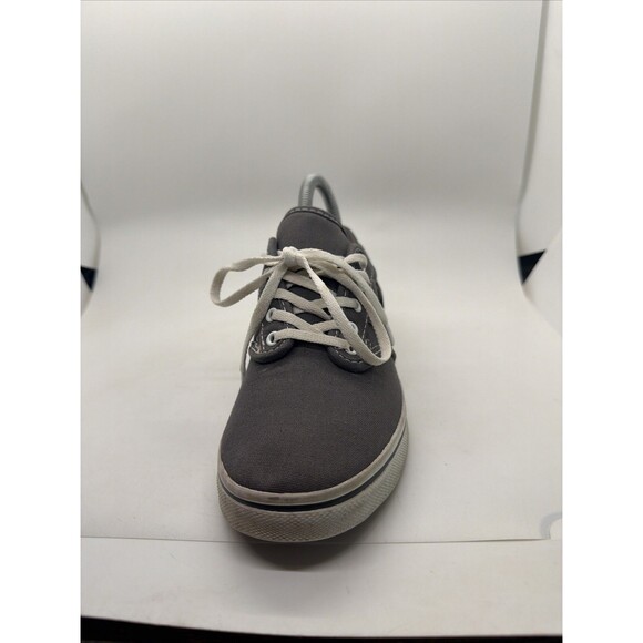 Vans Womens Off The Wall Skate Shoes Gray 721356 Low Top Canvas Lace Up 7 - Picture 9 of 12